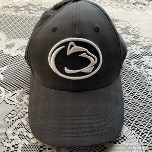 Penn State Top of the World Black Cap with White Accents